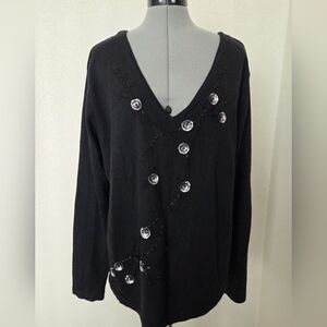Ashley Stewart Black Sweater